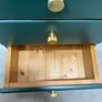 Refurbished Solid Wood Bedside Locker Inisbofin Green Image 6