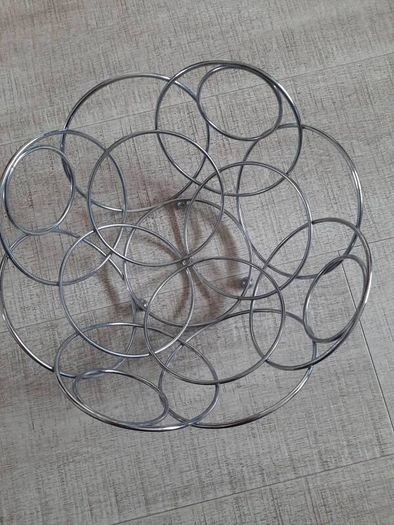 chrome fruit basket