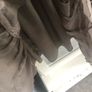 Designer dress flapper cut style in silk crepe Image 7