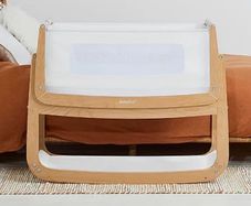 Snuzpod 4 Bedside Crib with Mattress - Natural