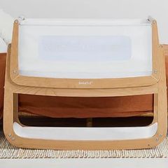 Snuzpod 4 Bedside Crib with Mattress - Natural