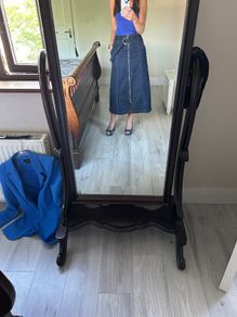 Karen millen denim skirt