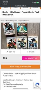 LOTS of Childrens Book Bundles - Football Books, Wimpy Kid, Cat Kid, Skulduggery Pleasant etc