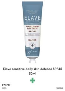 Elave sensitive daily skin defence SPF45 50ml