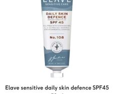 Elave sensitive daily skin defence SPF45 50ml