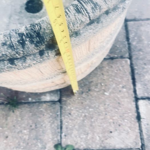 concrete garden pots