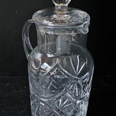 24% Lead High Quality Crystal Lidded Water Jug Pitcher