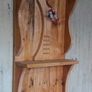Rustic Driftwood Couple Floating Shelf Image 9