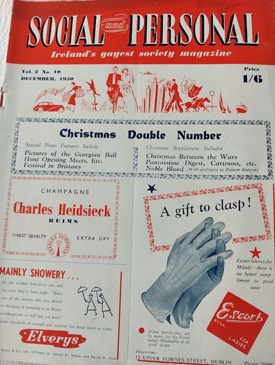 Social & Personal original magazine December 1950