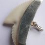 Vintage Sterling Silver Mounted Sharks Tooth Pendant Image 10