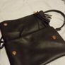 Black mulberry fold over bag Image 2