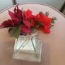 home decor faux flowers in vase Image 2