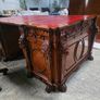 Thomas Chippendale Lions Head Carved Twin Pedestal Partner Desk Image 6