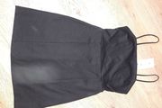 Bershka brand new black strappy dress size uk small