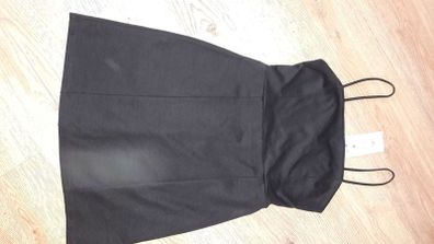 Bershka brand new black strappy dress size uk small