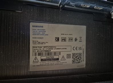 75" Samsung TV screen faulty