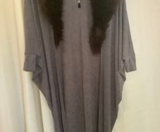 New River Island Cardigan With Fur Collar