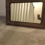 Large Wicker Framed Mirror Image 5