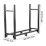 Firewood Log Rack, 6FT or  8ft Firewood Rack Outdoor Indoor Image 5