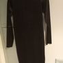 ladies black velvet midi dress new size 10 new look Image 7