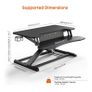 Sit or Stand desk topper Image 4
