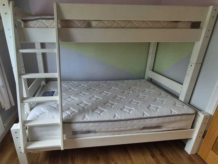 Kidz Bunk Bed, sold with 4ft Double Mattress (Bottom Bunk)