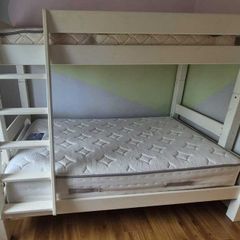 Kidz Bunk Bed, sold with 4ft Double Mattress (Bottom Bunk)