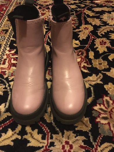 Zara Leather Boots size EU-33, UK-1