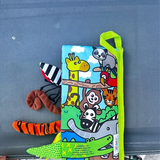 jollybaby soft book Brand New Jungle Tail