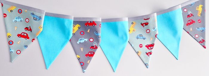 Beautiful Means of Transport Bunting