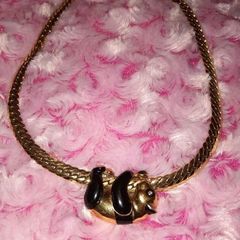 Vintage 1980s Panda Necklace.. Costume Jewellery