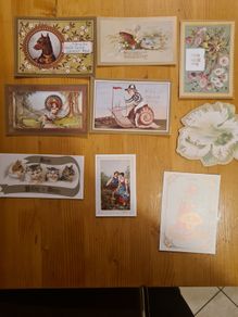 Greeting Cards x25 Vintage Reproduction  C/w Envelopes In Lovely Presentation Box.