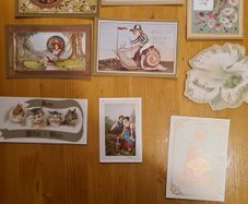 Greeting Cards x25 Vintage Reproduction  C/w Envelopes In Lovely Presentation Box.
