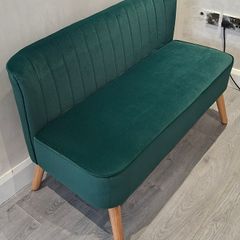 New green velvet sofa 120 euro or nearest offer