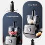 Food Processor Multifunctional, 3-Speed Food Processor and Blender Combo with 3.5 L Bowl, 1.5 L Blender Jug, Simple Operation for Blending, Dicing, Slicing, Shredding, Mincing, and Pureeing Image 4