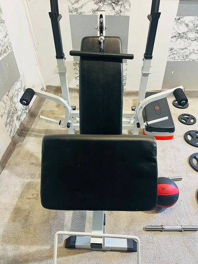 New Condition Life Time Weights Bench Bar & More