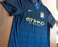 Manchester City 2014/15 Away Jersey - Size L (Rare "EL DUENDE" Navas #15)