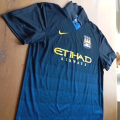 Manchester City 2014/15 Away Jersey - Size L (Rare "EL DUENDE" Navas #15)