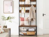 Coat Rack Vintage Brown-Black