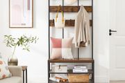 Coat Rack Vintage Brown-Black