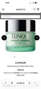 Clinique redness solutions relief cream