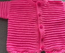 knitting  baby cardigan