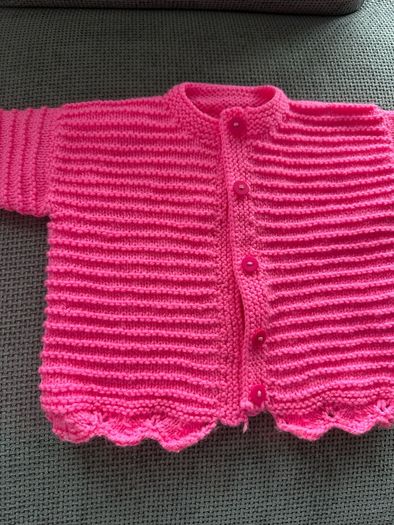 knitting  baby cardigan