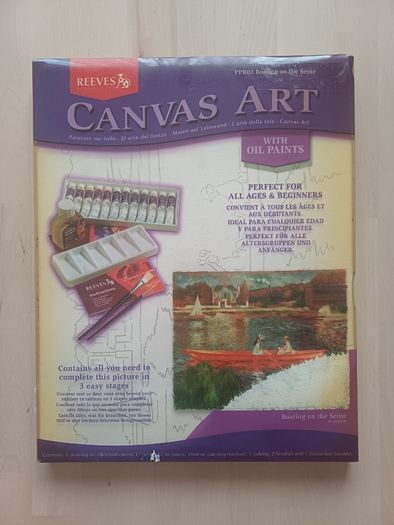 Reeves Canvas Art Oil Paint Set NEW