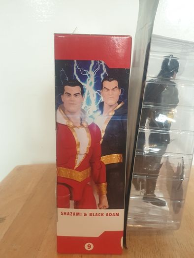 DC Direct Shazam and Black Adam And X1 Batman Justice league icons