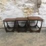 Mid Century Modern Teak GPlan Fresco Nest Of Tables Image 3