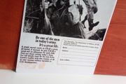 Irish Army 1974 Recruitment Notice Poster Ireland, Irish Memorabilia