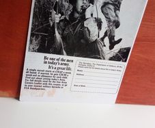 Irish Army 1974 Recruitment Notice Poster Ireland, Irish Memorabilia