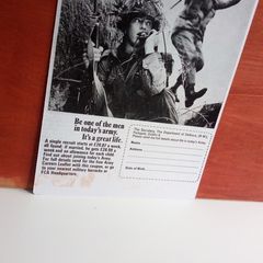 Irish Army 1974 Recruitment Notice Poster Ireland, Irish Memorabilia
