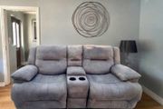 2 seater Couch with console